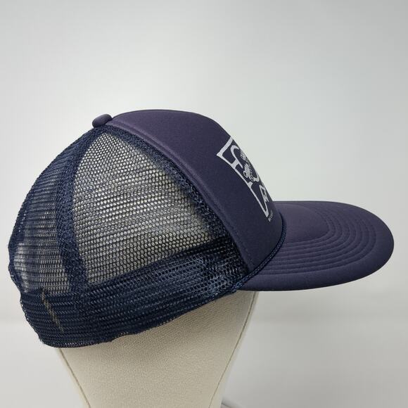 Mtn High Industries Snapback Rope Trucker Hat Blue One Size Mesh Back - Picture 5 of 9